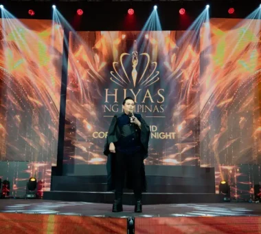 Michael Sordilla at the Hiyas ng Pilipinas Pageant Night