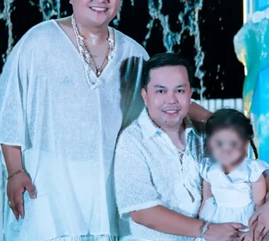 Michael, Bryan, and Their Daughter
